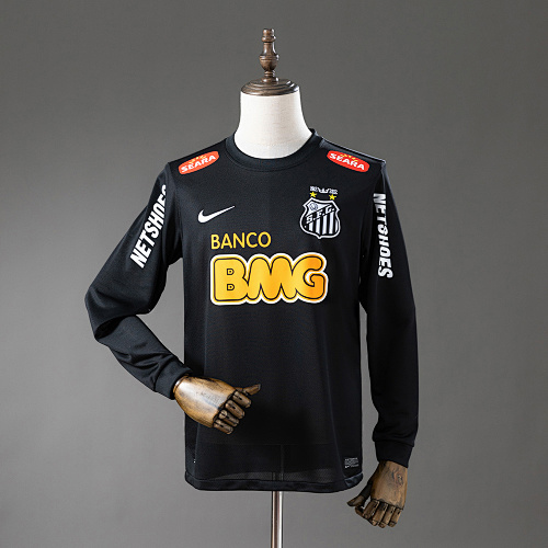 Santos 12/13 Visitante Manga longa Retrô Camisa S-XXL
