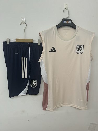 25/26 Aston Villa training suit pink S-3XL