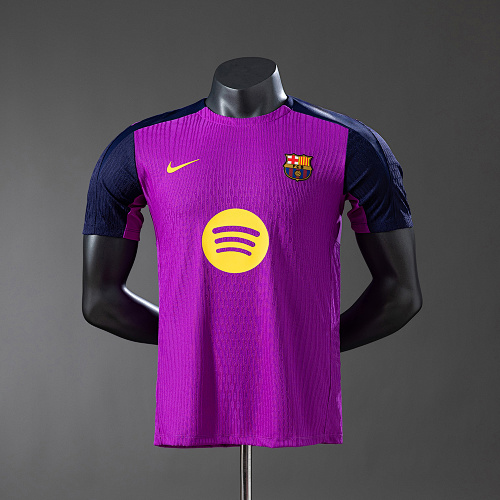 Barcelona 25/26 Pre-match training Versão jogador-Purple Camisa S-3XL