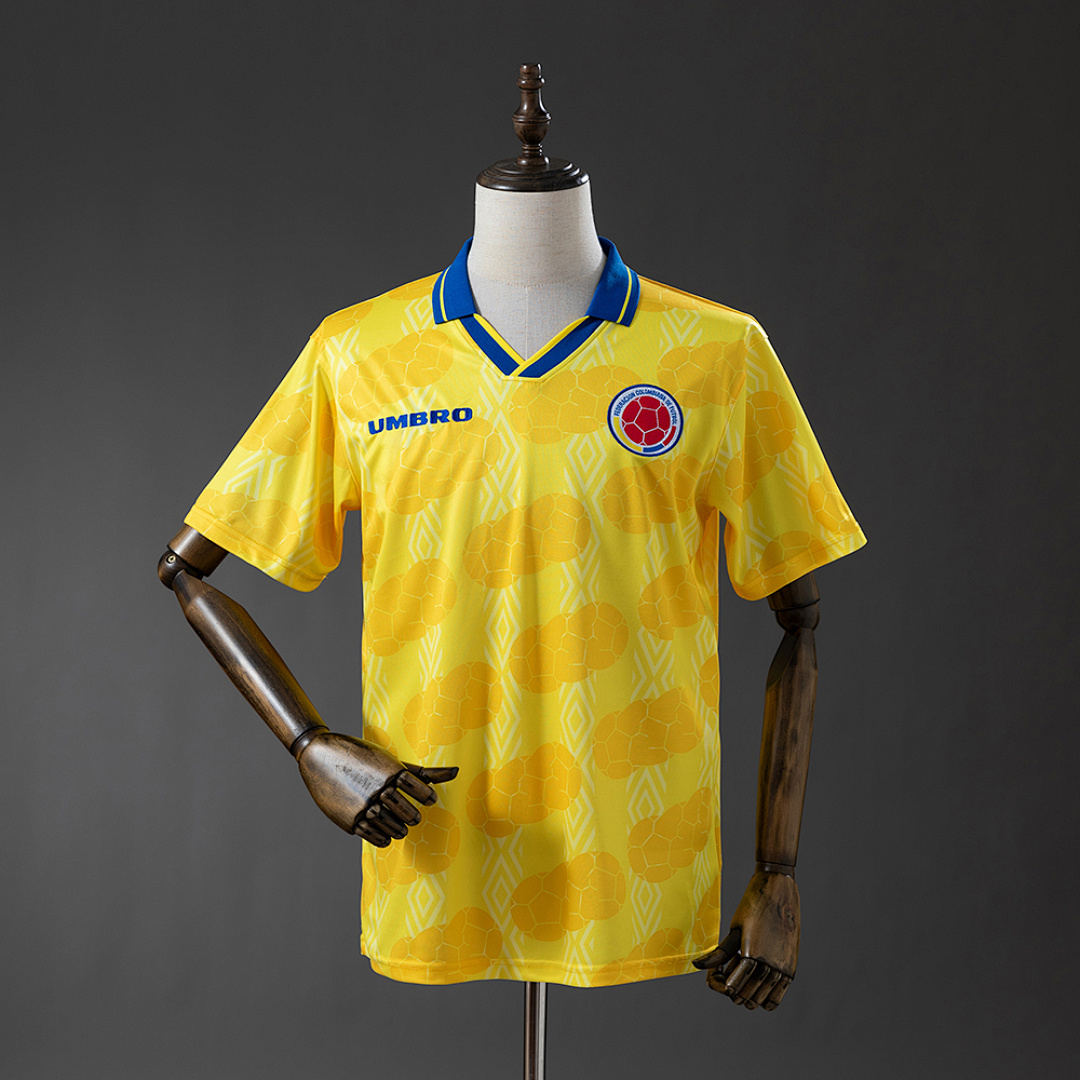 Colombia 1994 Titular Retrô Camisa S-XXL, foto 1