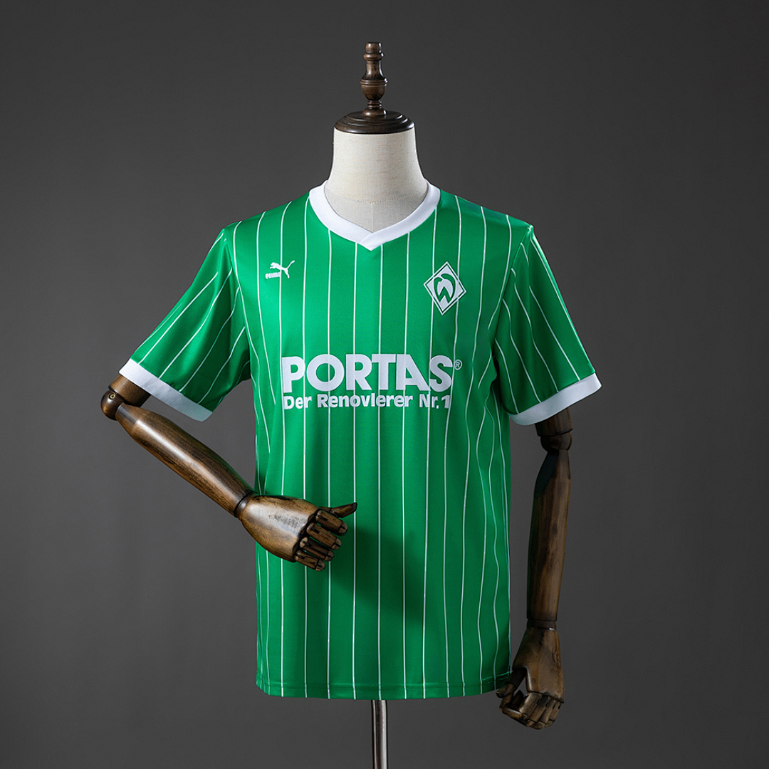Werder Bremen 88/89 Titular Retrô Camisa S-XXL, foto 1
