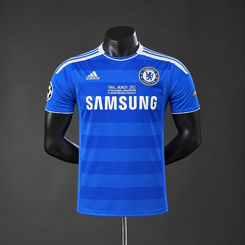 Retrô Chelsea 11/12 Titular Liga dos Campeões Versão jogador Camisa S-XXL