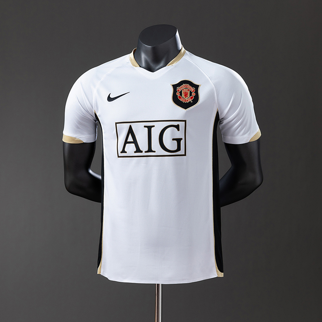 M-U 06/07 Visitante Versão jogador Retrô Camisa S-3XL, foto 1