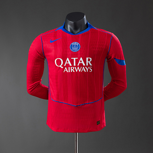 PSG 25/26 Terceira Manga longa Versão jogador Camisa S-3XL