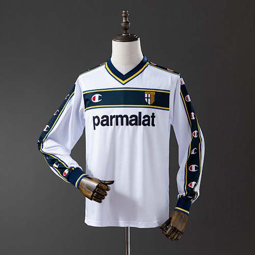 Parma Calcio 02/03 Visitante Manga longa Retrô Camisa S-XXL
