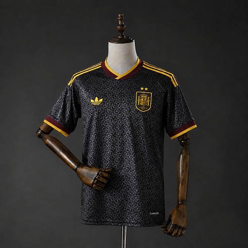 Spain 2026 Edição especial 2-Star - Black Camisa S-4XL
