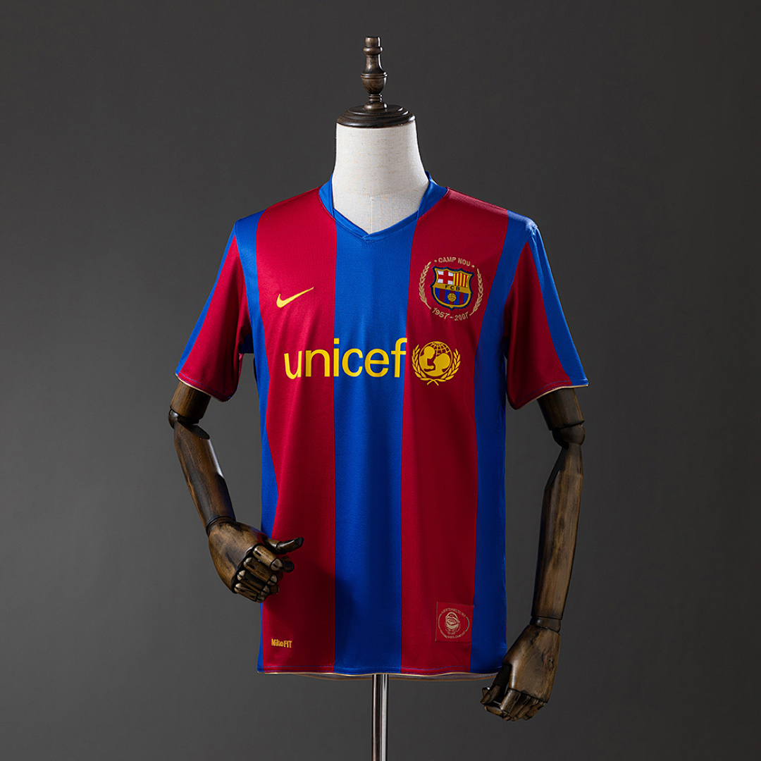 Retrô Barcelona 07/08 Titular S-XXL, foto 1
