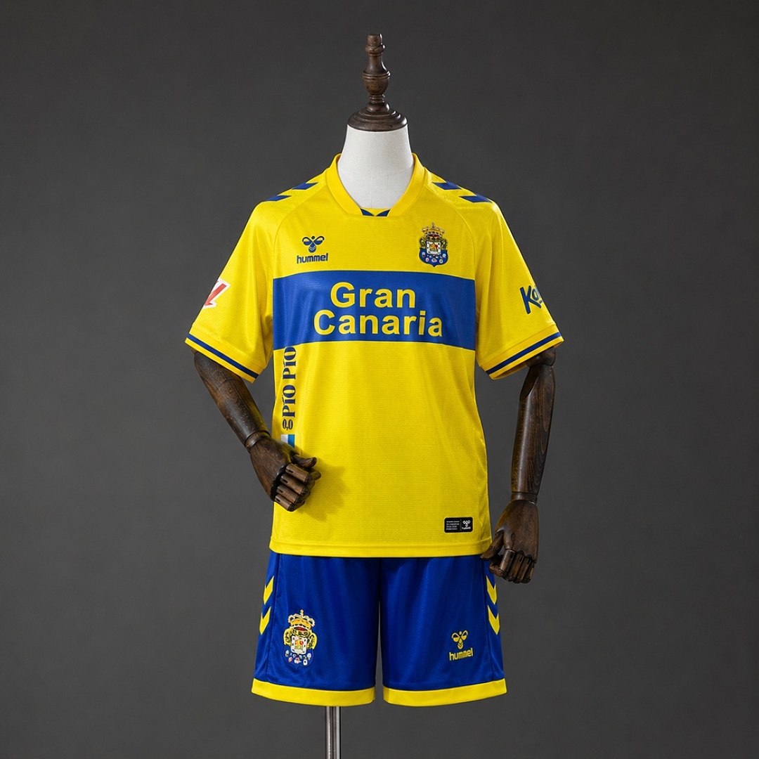 UD Las Palmas 26/27 Titular Kids Kit Tamanho 16-28, foto 1