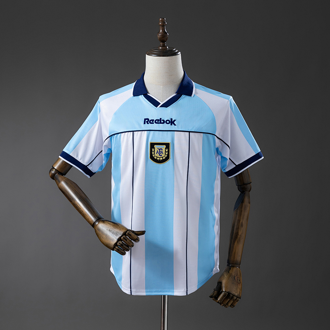 Argentina 00/01 Titular Retrô Camisa S-XXL, foto 1