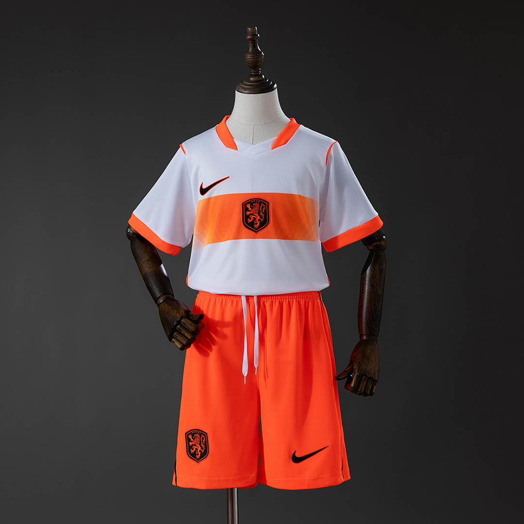Netherlands 2026 Visitante Kit infantil Tamanho 16-28, foto 1