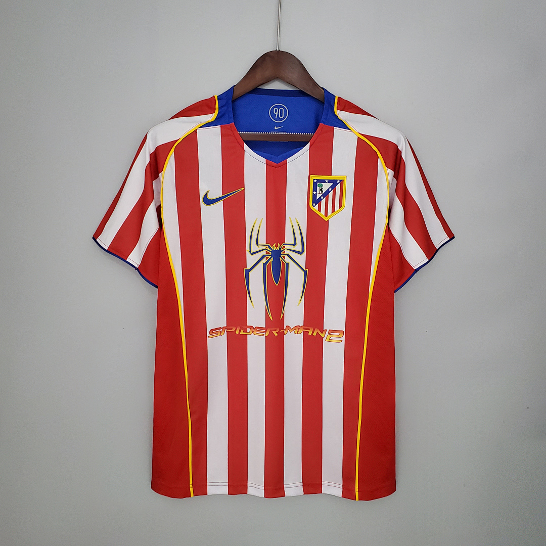 Retrô Atletico Madrid 04/05 Titular S-XXL, foto 1