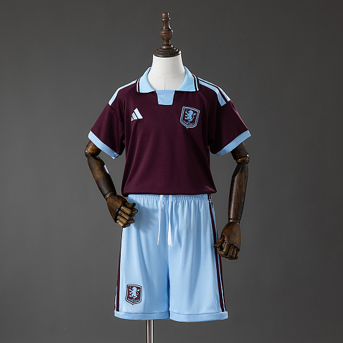 Aston Villa 26/27 Titular Kit infantil Tamanho 16-28