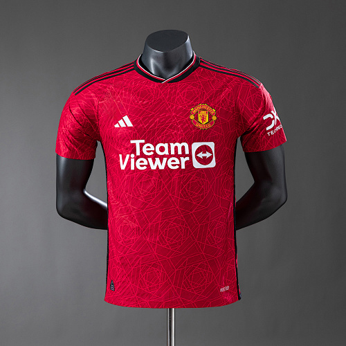 M-U 23/24 Titular Retrô Versão jogador Camisa S-3XL