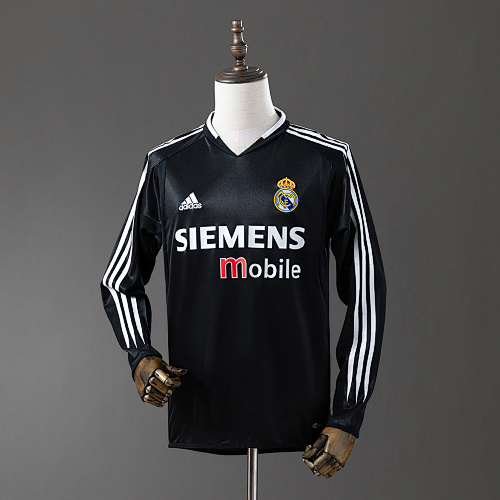 Real Madrid 04/05 Terceira Manga longa Retrô Camisa S-XXL