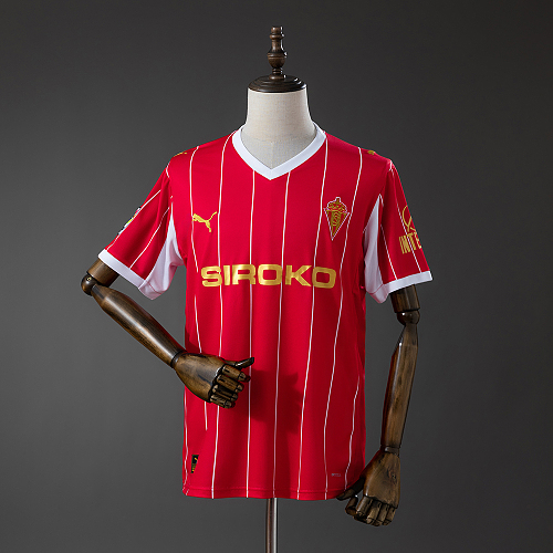 Sporting de Gijon 25/26 Retrô Style Camisa S-4XL