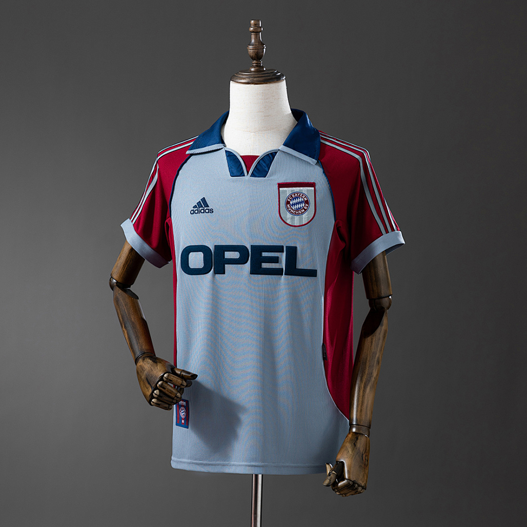 Bayern Munich 1998/99 Visitante Retrô Camisa S-XXL, foto 1