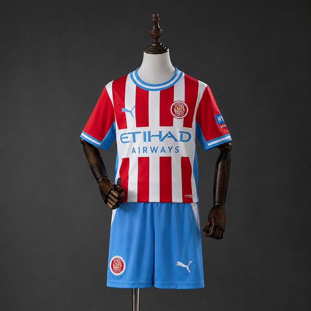 Girona 26/27 Titular Kids kit Tamanho 16-28, foto 1