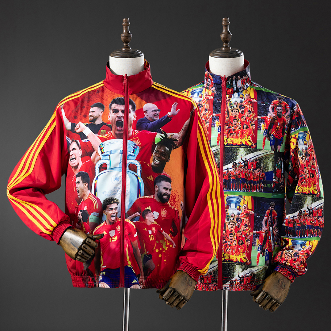 Spanish Yamal Reversible Jacket Windbreaker - Red S-XXL, foto 1