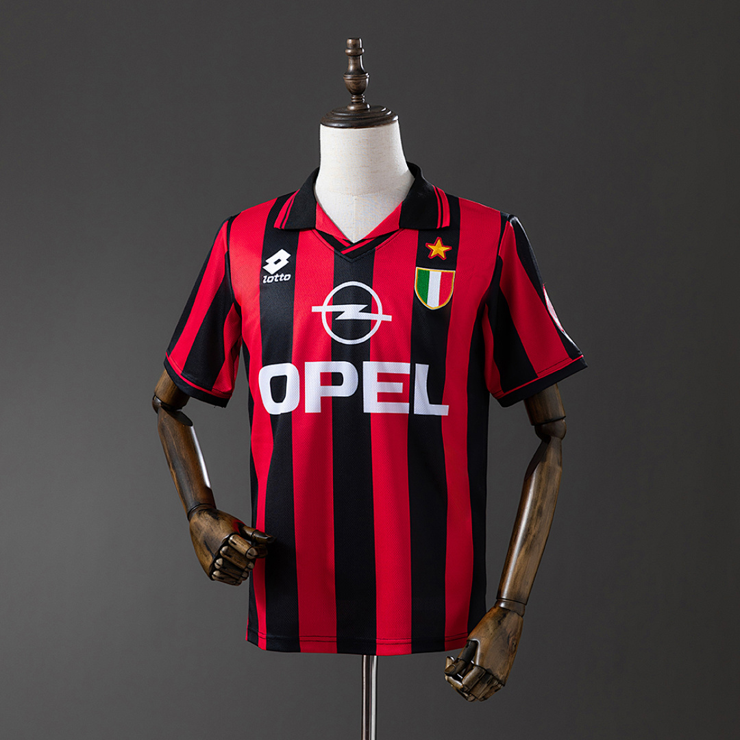 Retrô 96/97 AC Milan Titular S-XXL, foto 1