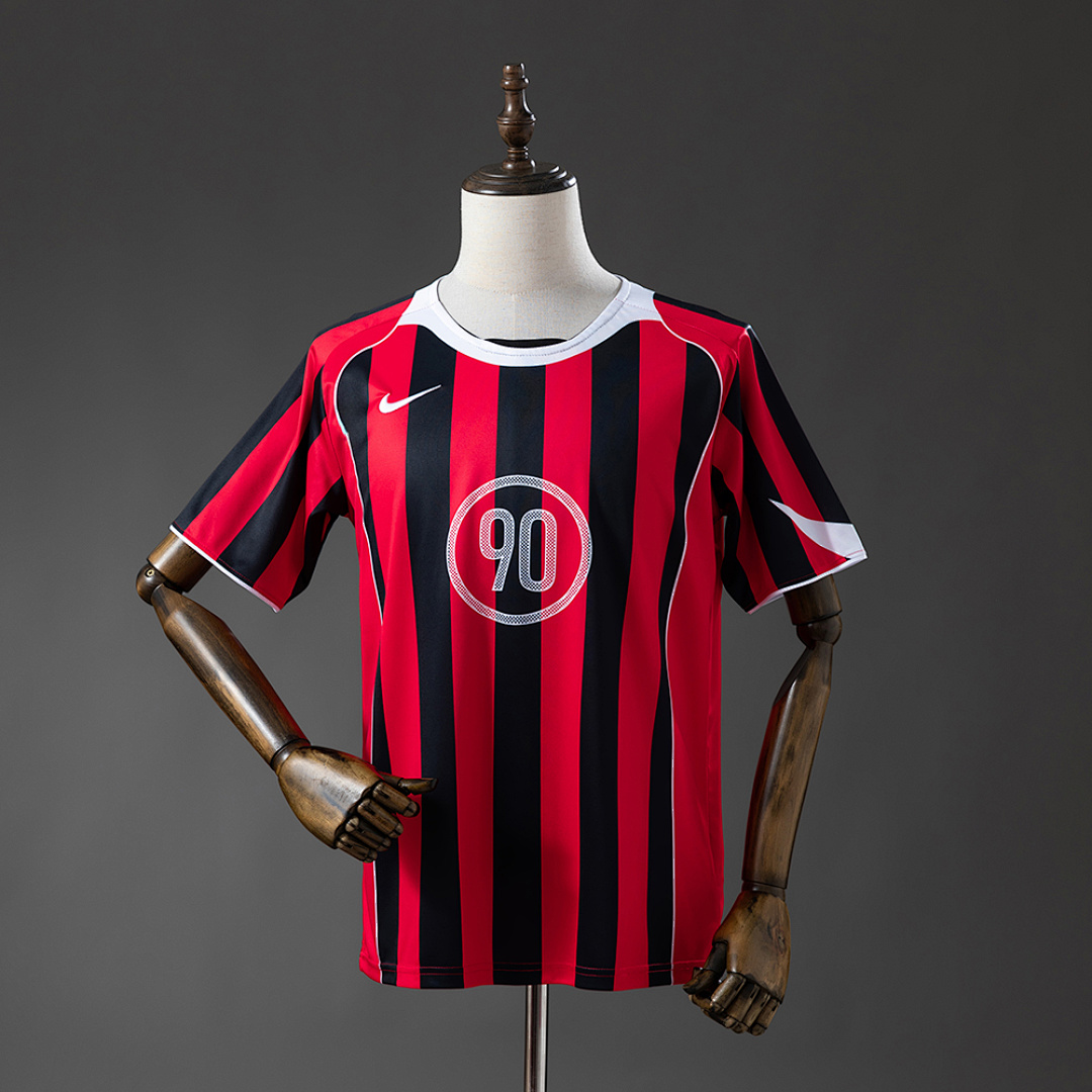 2025 T90 Series - Red and Black Striped Jerseys S-4XL, foto 1
