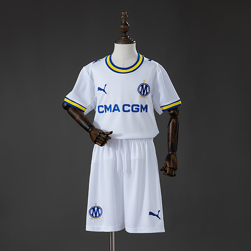 Olympique de Marseille 26/27 Titular Kit infantil Tamanho: 16-28