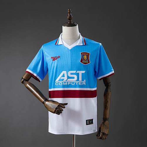 Aston Villa 97/98 Visitante Retrô Camisa S-XXL