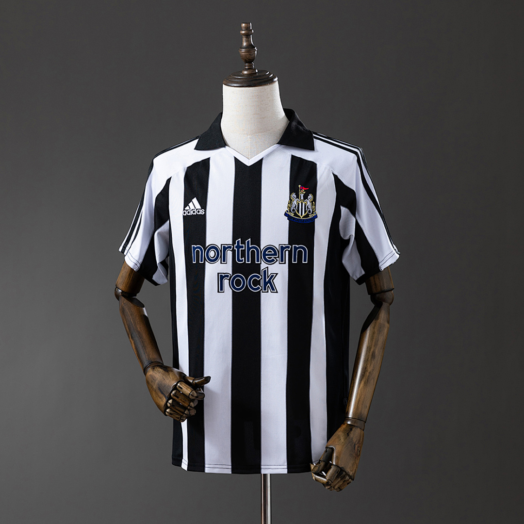 Newcastle United 03/05 Titular Retrô Camisa S-XXL, foto 1