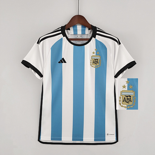 2022 Argentina World Cup champion 3-star Versão jogador, fan version, Feminina, children all available