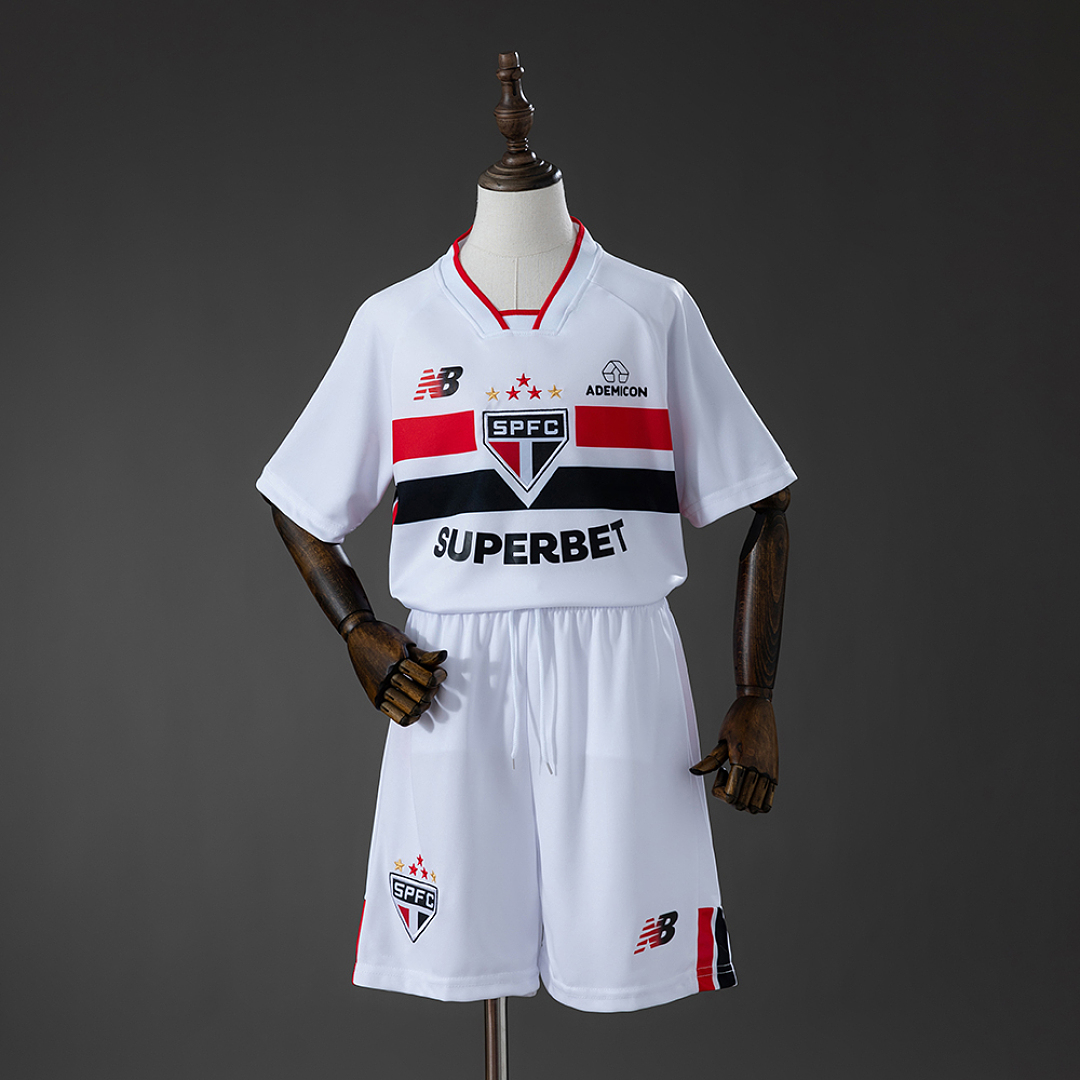 São Paulo 26/27 Titular Kit infantil Tamanho 16-28, foto 1