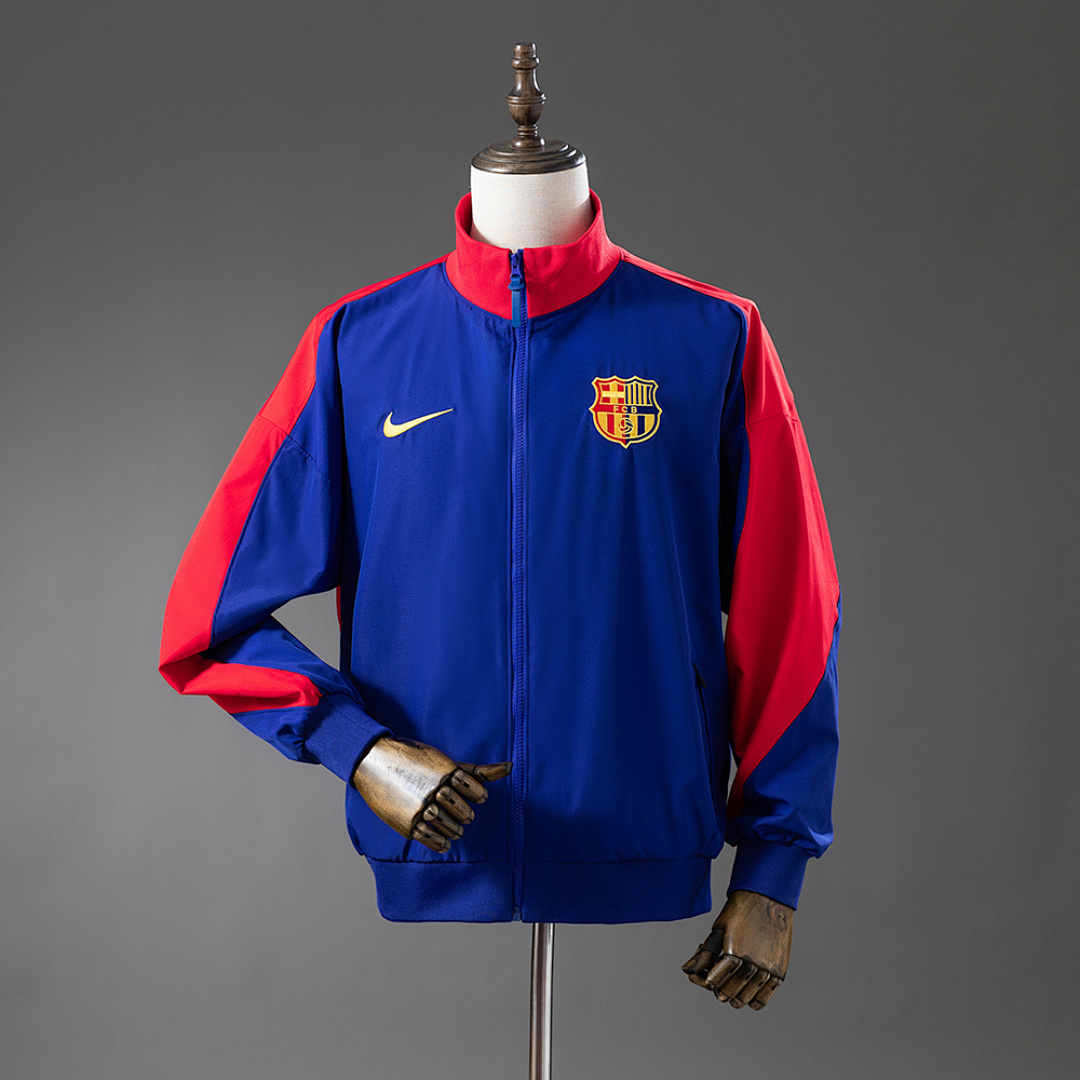 Barcelona Windbreaker - Deep Royal Blue & Noble Red S-XXL, foto 1