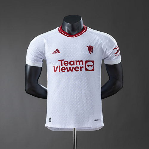 M-U 23/24 Terceira Retrô Versão jogador Camisa S-3XL