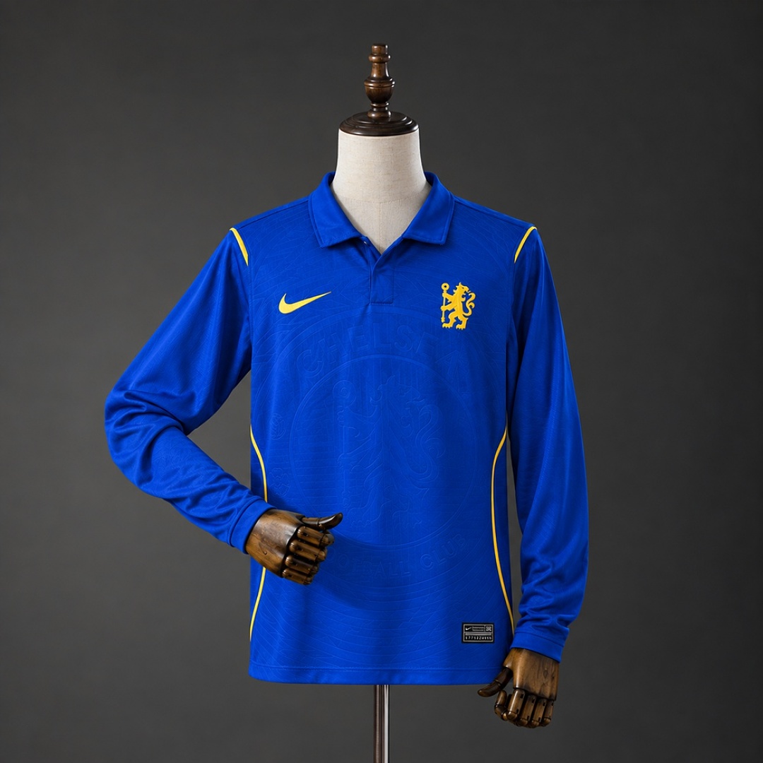 Chelsea 26/27 Titular Manga longa Camisa S-4XL, foto 1