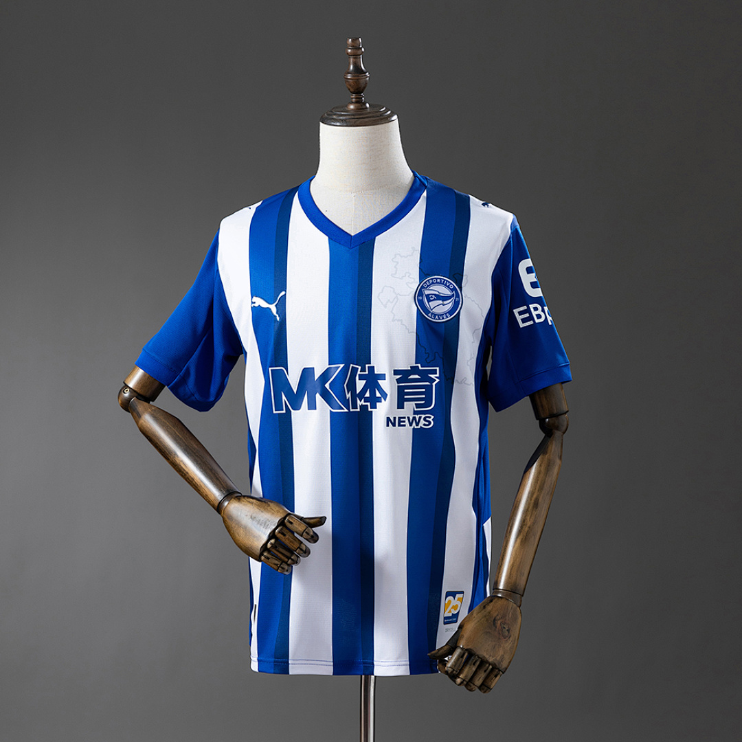Deportivo Alavés 25/26 Titular Camisa S-4XL, foto 1