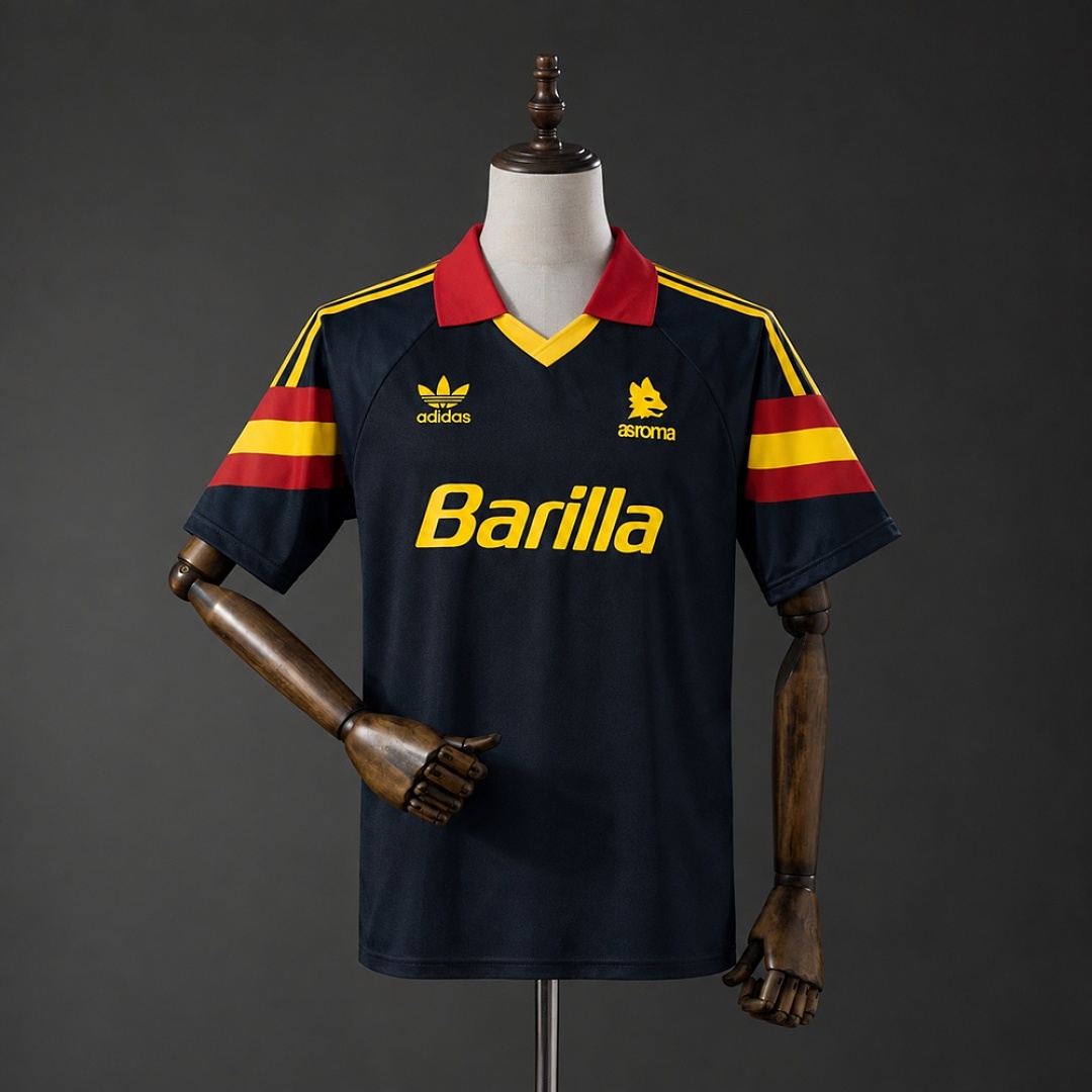 Retrô Roma 91/92 Terceira Camisa S-XXL, foto 1