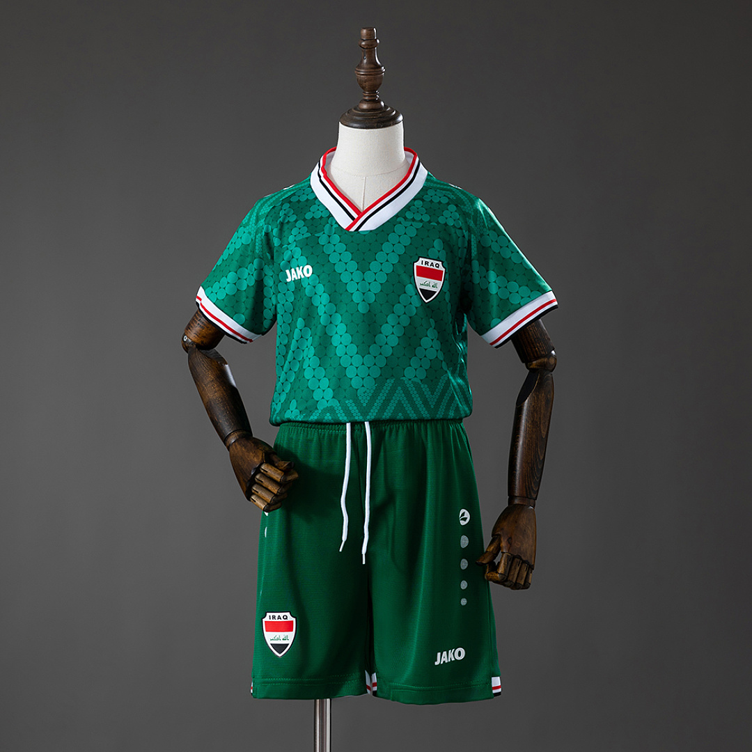 Iraq 2026 Visitante Kit infantil Tamanho 16-28, foto 1