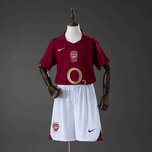 Arsenal 05/06 Titular Retrô Kit infantil Tamanho 16-28