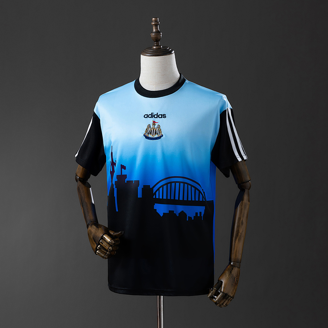 Newcastle United 96/97 City Edition Retrô Camisa S-XXL, foto 1