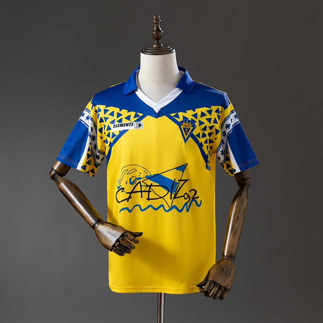 Retrô Cadiz 91/92 Titular Tamanho S-XXL, foto 1