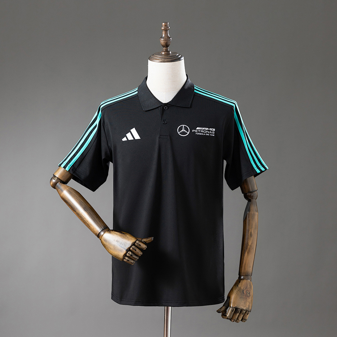2025 F1 Mercedes-Benz POLO Black S-3XL, foto 1