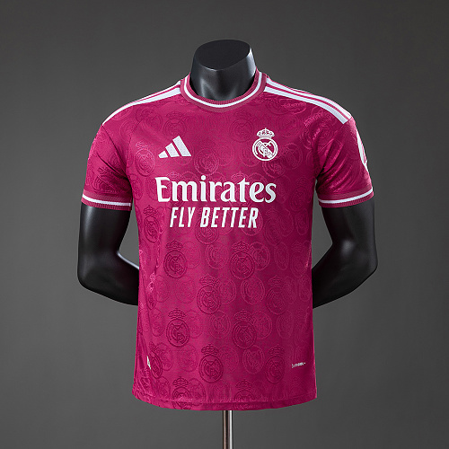Real Madrid 26/27 Edição especial Versão jogador - Rose Red Camisa S-XXL