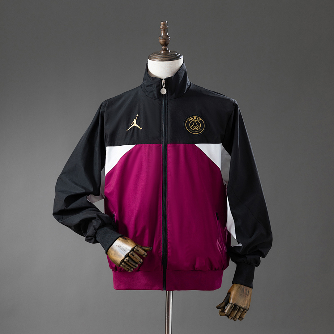 PSG Collaboration Windbreaker - Black & Psychedelic Purple S-XXL, foto 1