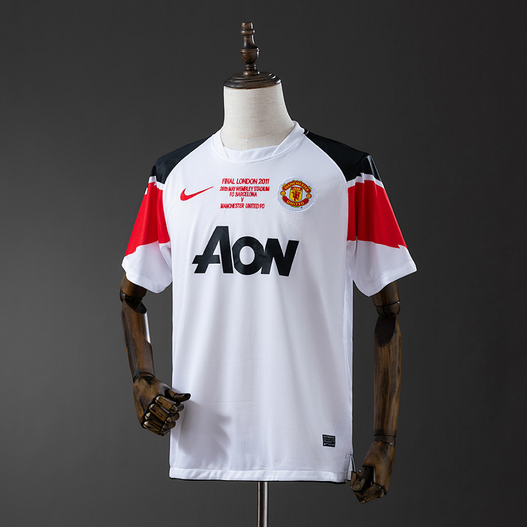 M-U 2010/11 Visitante Champions League version Retrô Camisa S-XXL, foto 1