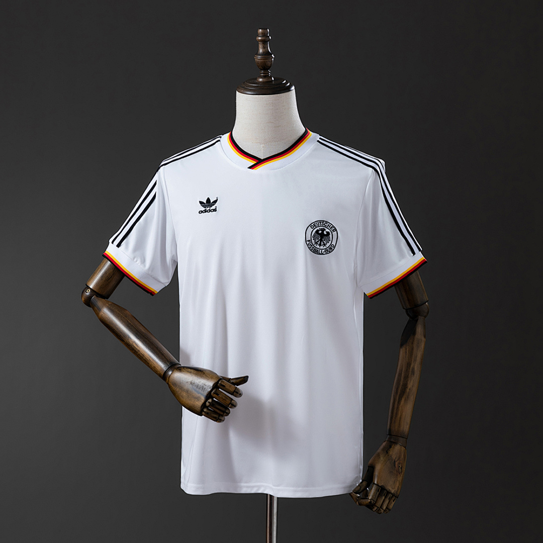 Germany 1986 Titular Retrô Camisa S-XXL, foto 1