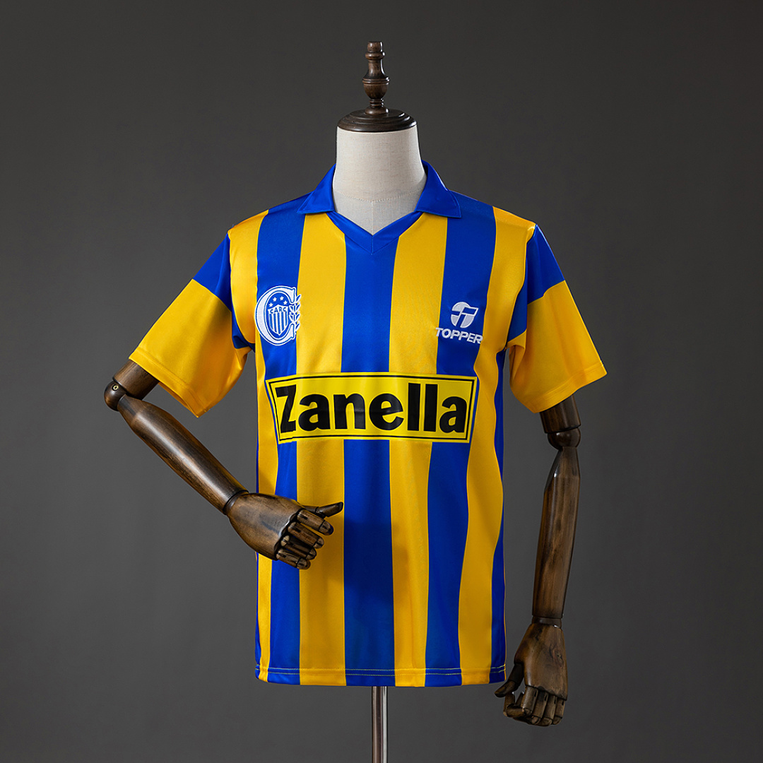 Atlético Rosario Central 87/88 Titular Retrô Camisa S-XXL, foto 1