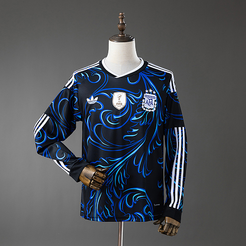 Argentina 2026 Visitante Manga longa Camisa S-4XL