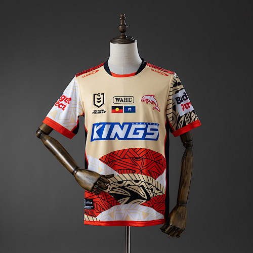 NRL Dolphins 2025 Indigenous Camisa S-5XL