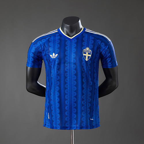 Sweden 2026 Visitante Versão jogador Camisa S-XXL