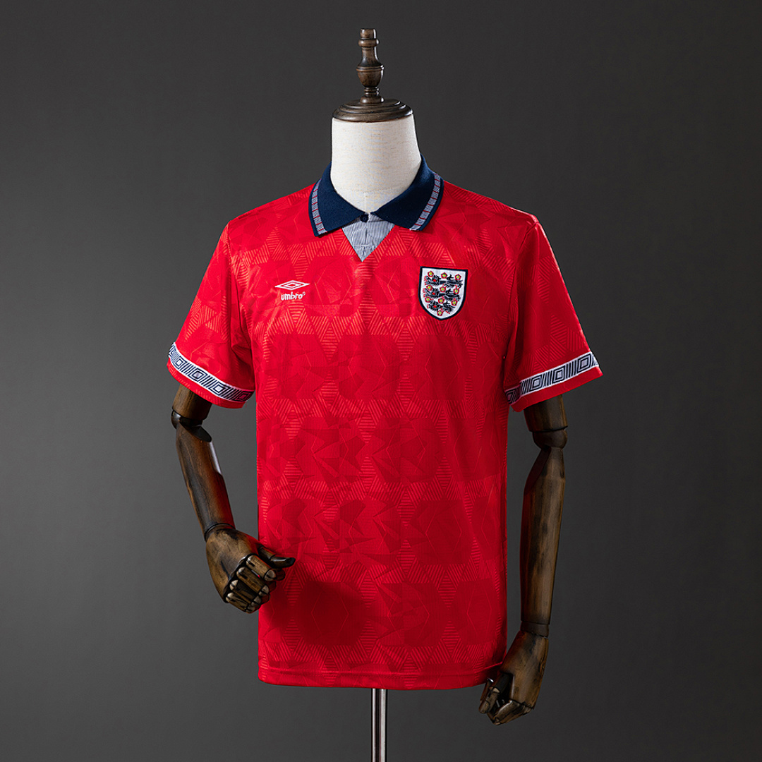 England 1990 Visitante Retrô Camisa S-XXL, foto 1
