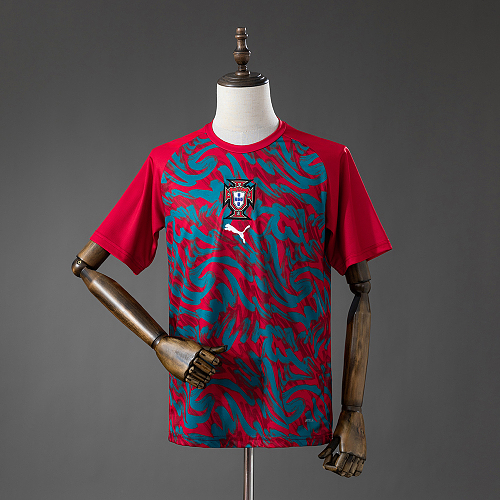 Portugal 2026 Warmup Camisa - Red S-4XL