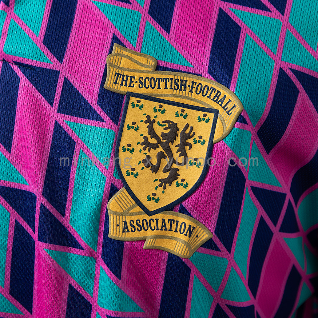 Retrô Scotland 1988/89 Visitante S-XXL, foto 3